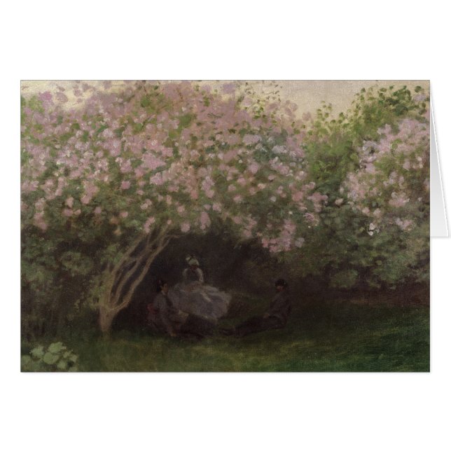 Claude Monet | Lilacs, Gray Weather, 1872 (Vorderseite (Horizontal))