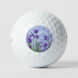 Claude Monet - Lilafarbene Schwertlilien / Iris Ma Golfball