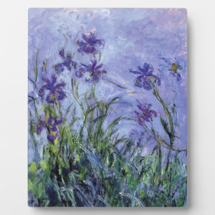 Claude Monet - Lilafarbene Schwertlilien Mauves 19 Fotoplatte