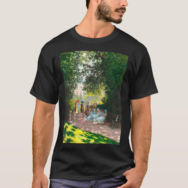 Claude Monet Mädchen mit HundMonet T-Shirt (Vorderseite)