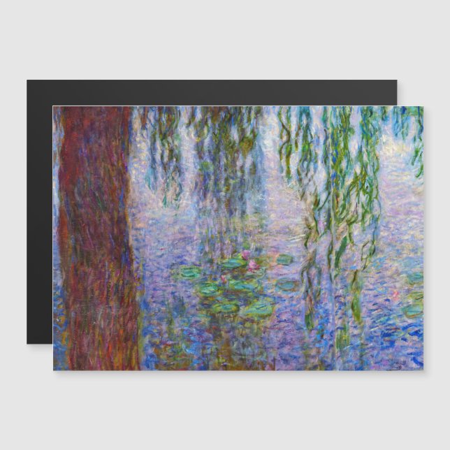 Claude Monet - Magnetkarte für Wasserliesen (Vorne/Hinten)