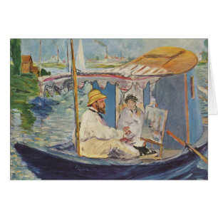 Claude Monet-Malen - Edouard Manet
