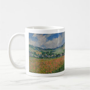 Claude Monet Malerei, Mohnfeld in Giverny Kaffeetasse
