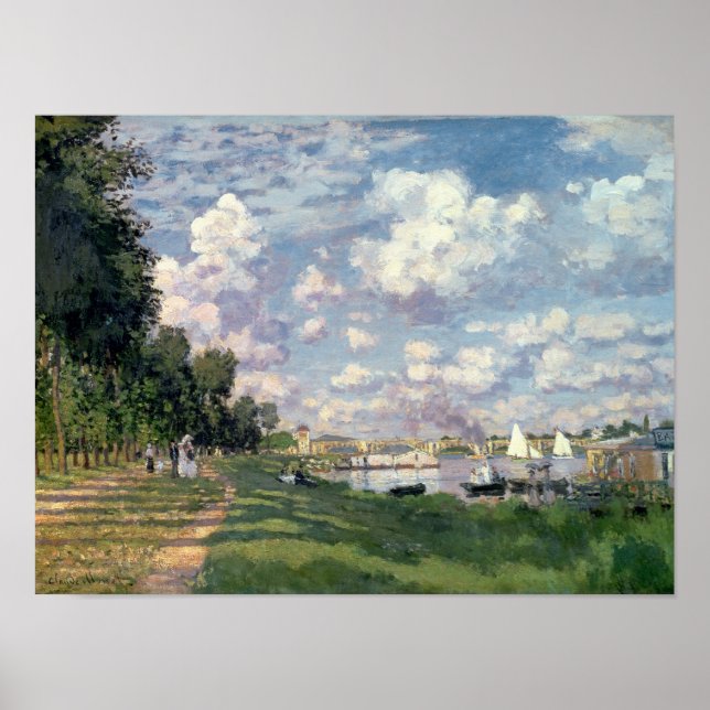 Claude Monet | Marina in Argenteuil, 1872 Poster (Vorne)