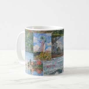 Claude Monet - Meisterwerke Patchwork Kaffeetasse