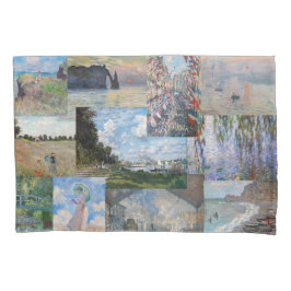 Claude Monet - Meisterwerke Patchwork Kissenbezug