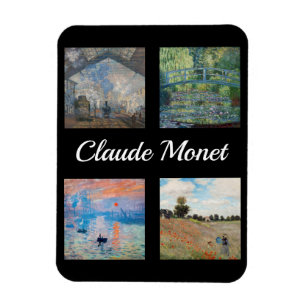Claude Monet Meisterwerke Patchwork Magnet