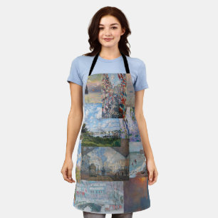 Claude Monet - Meisterwerke Patchwork Schürze