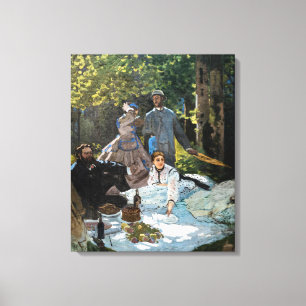 Claude Monet - Mittagessen im Gras, rechte Tafel Leinwanddruck