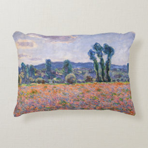 Claude Monet - Mohnfeld 1890 (Giverny) Dekokissen