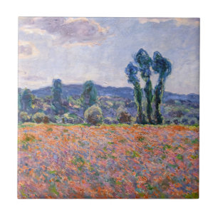 Claude Monet - Mohnfeld 1890 (Giverny) Fliese