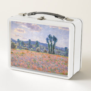 Claude Monet - Mohnfeld 1890 (Giverny) Metall Brotdose