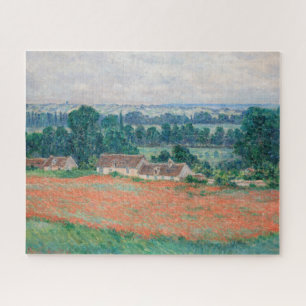 Claude Monet - Mohnfeld, Giverny Puzzle