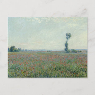 Claude Monet - Mohnfeld Postkarte