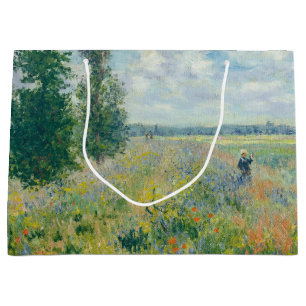 Claude Monet - Mohnfelder bei Argenteuil (1875) Große Geschenktüte