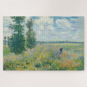 Claude Monet - Mohnfelder bei Argenteuil (1875) Puzzle
