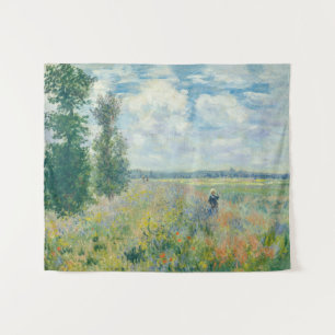 Claude Monet - Mohnfelder bei Argenteuil (1875) Wandteppich