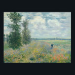 CLAUDE MONET - Mohnfelder bei Argentinien (1875) Poster<br><div class="desc">Mohnfelder in der Nähe von Argenteuil ist ein Ölgemälde,  das 1873 vom französischen Maler Claude Monet hergestellt wurde. Der Künstler Claude Monet malte zuerst das in dieser Leinwand gezeigte Thema,  zwei Jahre zuvor in den Poppies bei Argenteuil,  das im Musée d'Orsay in Paris zu sehen ist.</div>