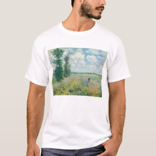 Claude Monet - Mohnfelder bei Argentinien (1875) T-Shirt