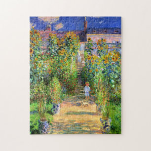 Claude Monet: Monet's Garden at Vétheuil Puzzle