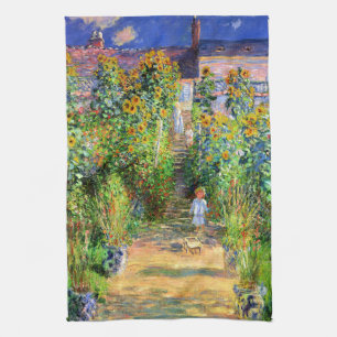 Claude Monet: Monets Garten in Vétheuil Handtuch