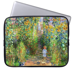 Claude Monet: Monets Garten in Vétheuil Laptopschutzhülle