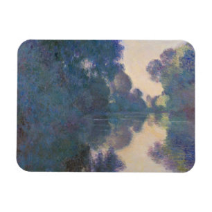 Claude Monet  Morgen auf der Seine bei Giverny Magnet