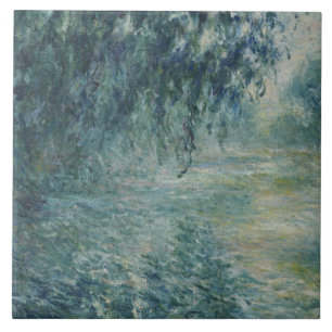 Claude Monet - Morgens an der Seine Fliese