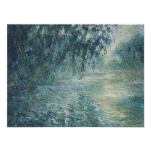 Claude Monet - Morgens an der Seine Fotodruck