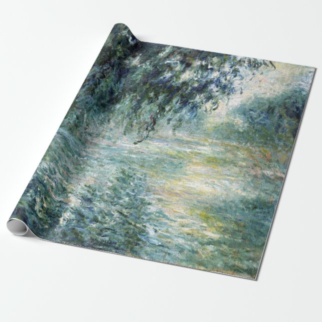 Claude Monet Morning an der Seine Geschenkpapier (Ungerollt)