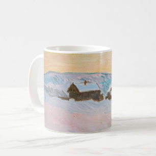 Claude Monet - Norwegische Landschaft, Blaue Häuse Kaffeetasse