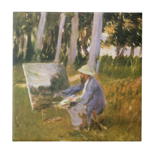 Claude Monet Painting, Edge of a Wood von Sargent Fliese