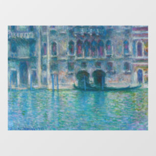 Claude Monet - Palazzo da Mula Fensteraufkleber