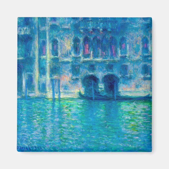 Claude Monet "Palazzo da Mula" Magnet (Vorne)