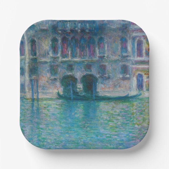 Claude Monet - Palazzo da Mula Pappteller (Vorderseite)