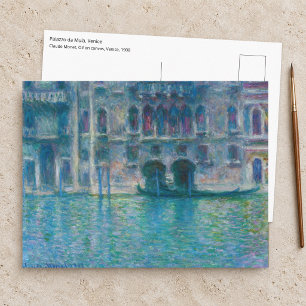 Claude Monet - Palazzo da Mula Postkarte