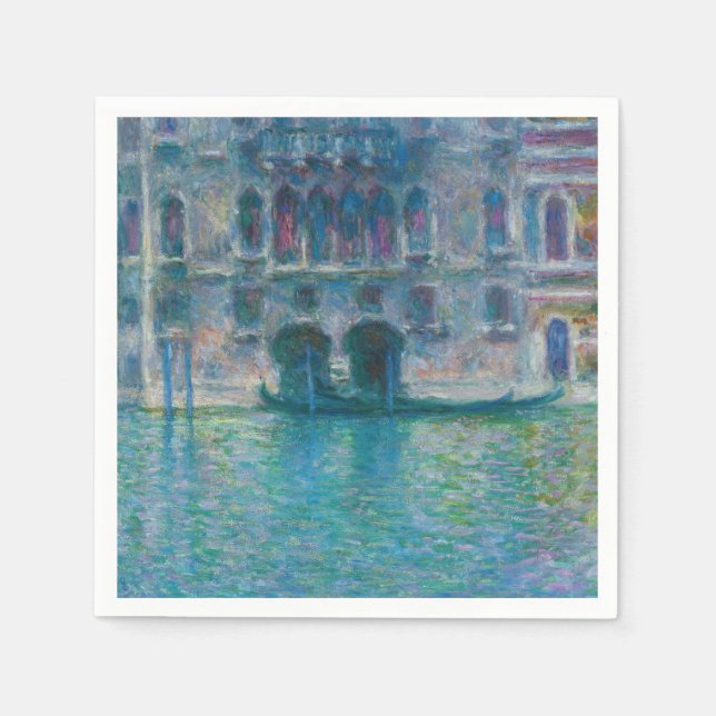 Claude Monet - Palazzo da Mula Serviette (Vorderseite)