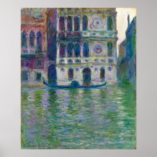 Claude Monet - Palazzo Dario Poster (Vorne)