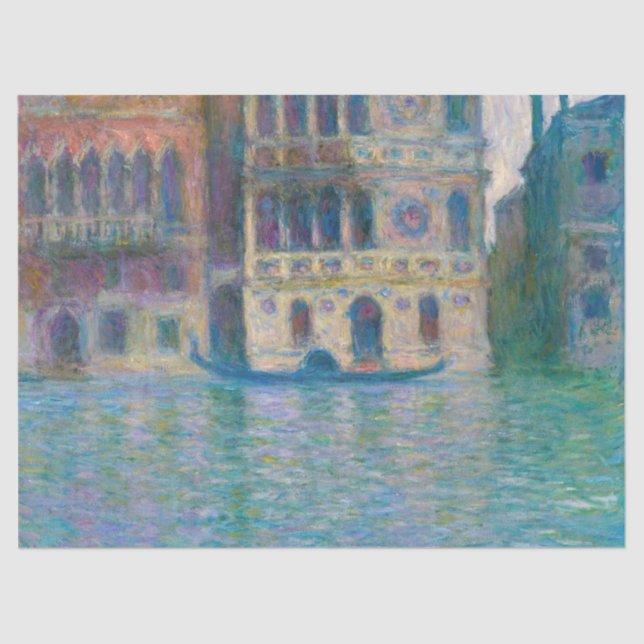 Claude Monet - Palazzo Dario Seidenpapier (Vorderseite)