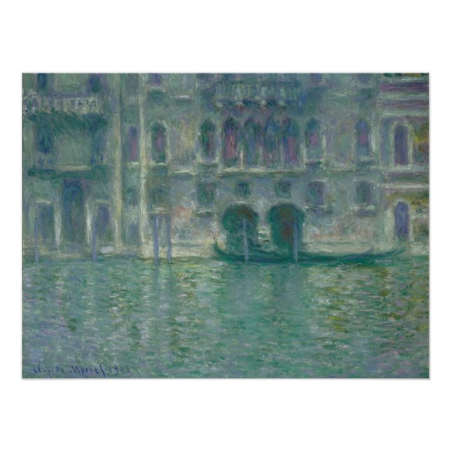 Claude Monet | Panoramasicht auf die Ile-de-France Poster (Vorderseite)