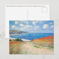Claude Monet - Pfad der Weizenfelder in Pourville