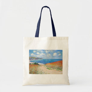 Claude Monet - Pfad der Weizenfelder in Pourville Tragetasche