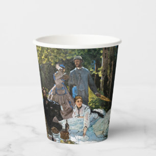 Claude Monet - Picknick auf dem Rasen, rechtes Pan Pappbecher