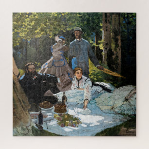 Claude Monet - Picknick auf dem Rasen, rechtes Pan Puzzle