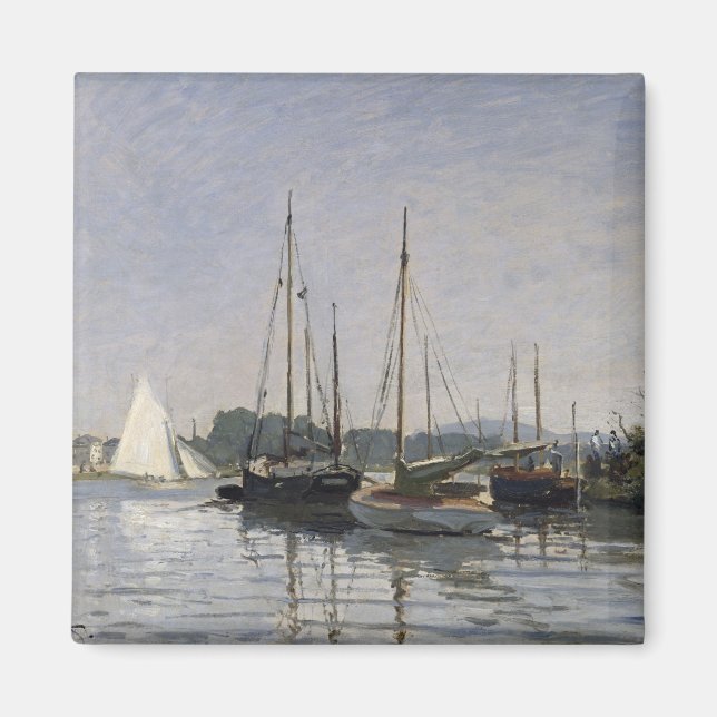 Claude Monet | Pleasure Boats, Argenteuil, c.1872- Magnet (Vorne)