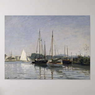 Claude Monet Pleasure Boats, Argenteuil, c.1872- Poster