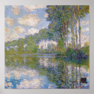 Claude Monet – Poplars at the Epte 1900 Poster