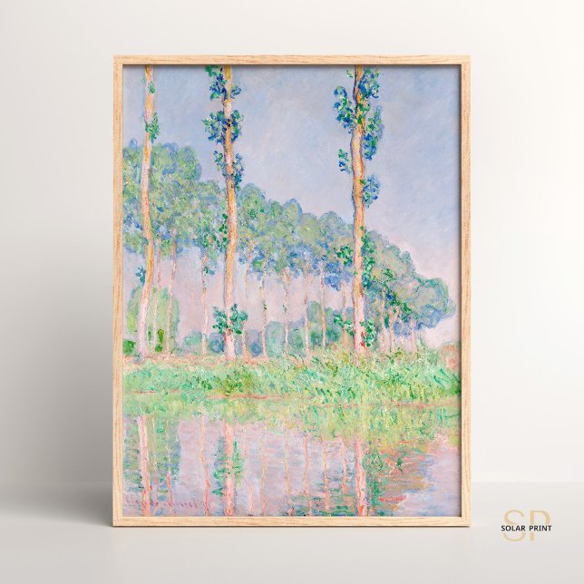 Claude Monet Poplars Pink Effect 1891 Berühmter Pa Poster (Von Creator hochgeladen)