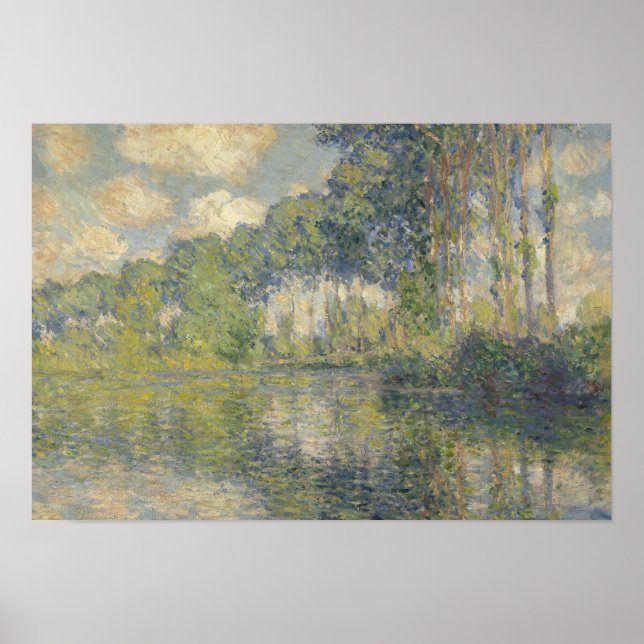 Claude Monet - Poplars über den Epte Poster (Vorne)