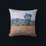 Claude Monet - Poppy Field 1890 (Giverny) Kissen<br><div class="desc">Poppy Field / Champ de coquelicots - Claude Monet,  Oil on Leinwand,  1890 near Giverny</div>